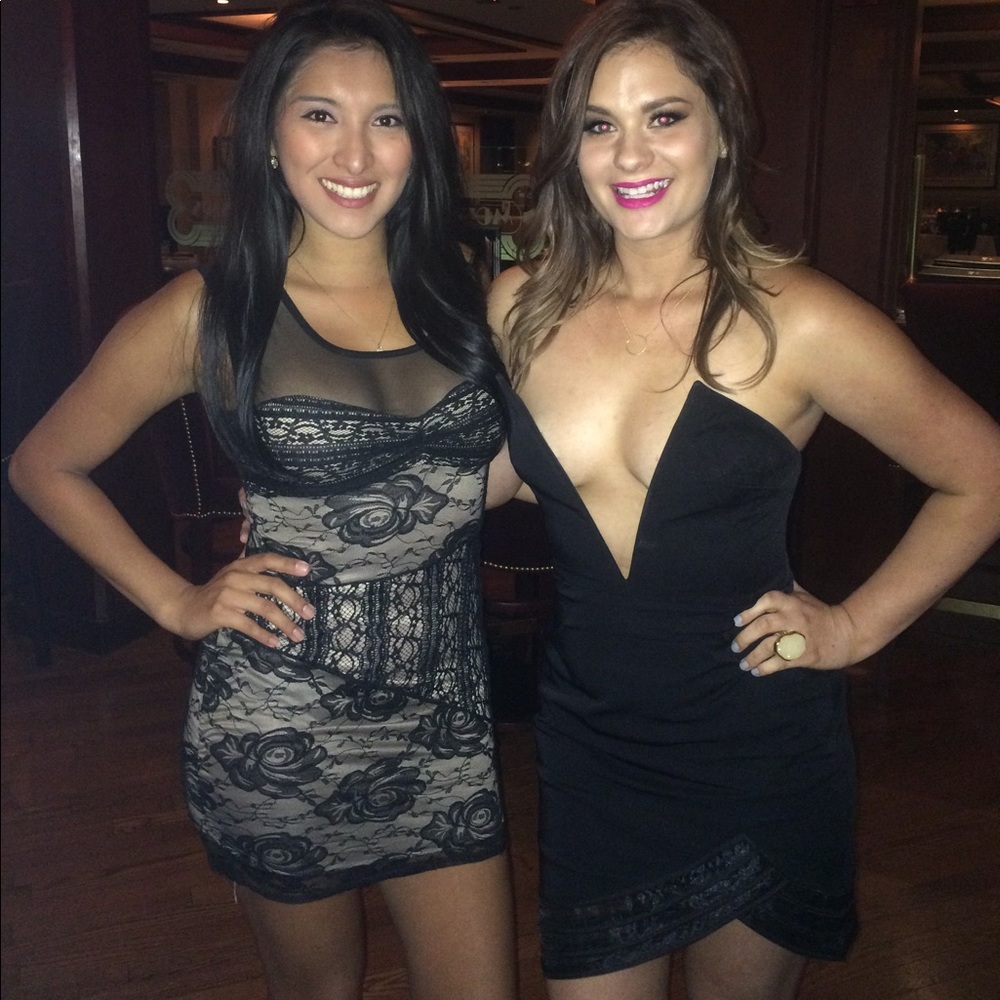 Nasty Gal Felix Plunge Dress